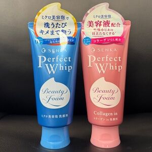 Perfect Whip Beauty Foam Cleanser - Blue and Pink